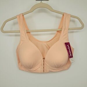 Xilai3i pink bra size 44/100 front clasp.